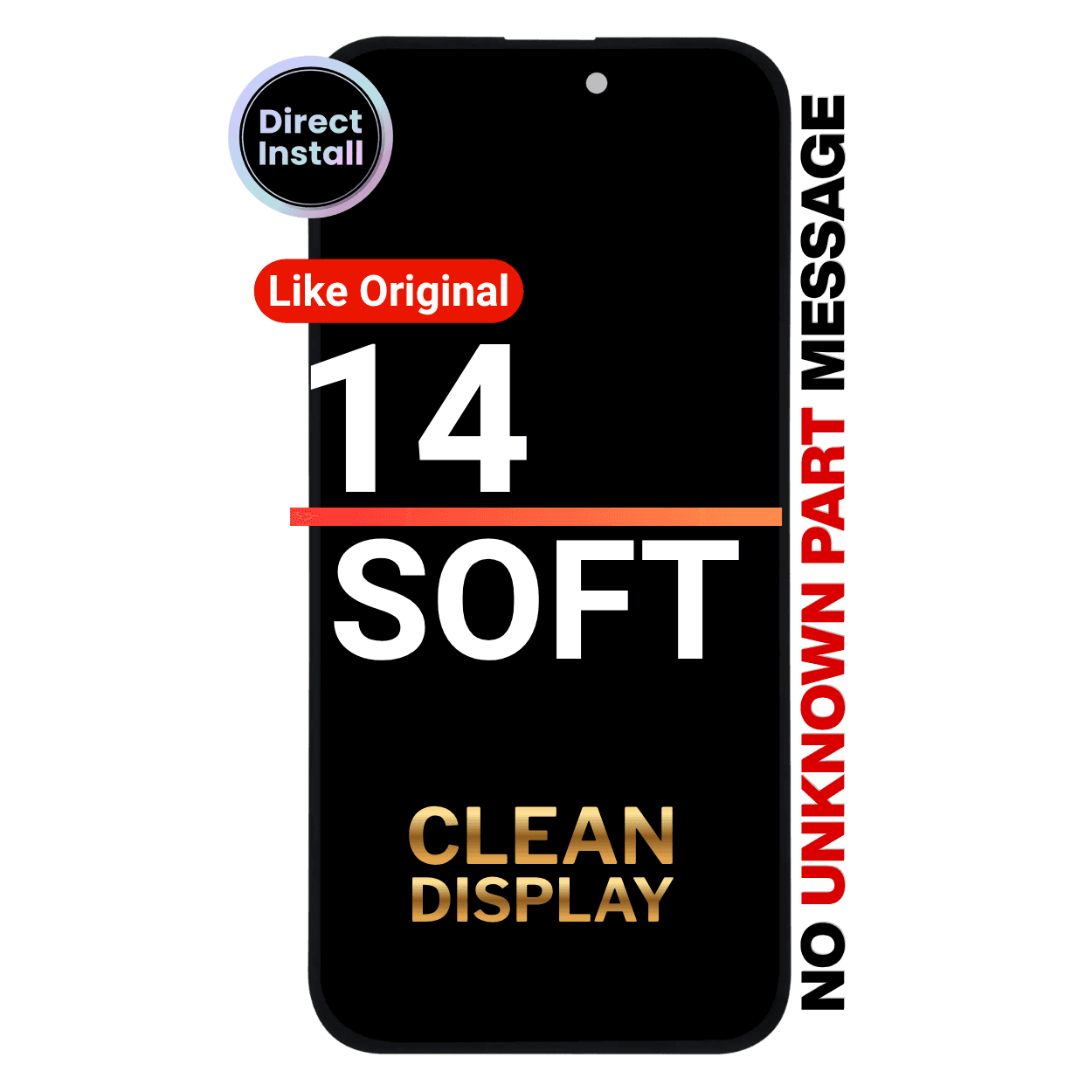 Diagnostics Soft OLED 120hz For Apple iPhone 14 : Soft OLED