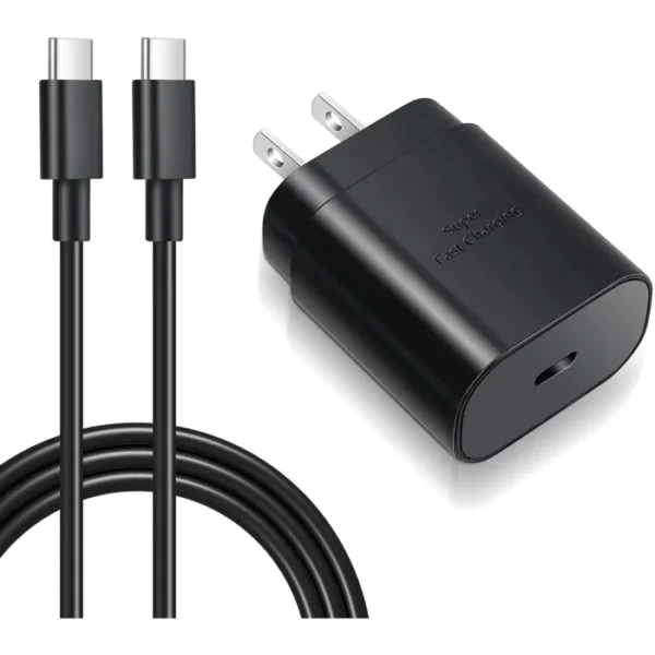 25w Usb-c Power Adapter With Cable Combo
