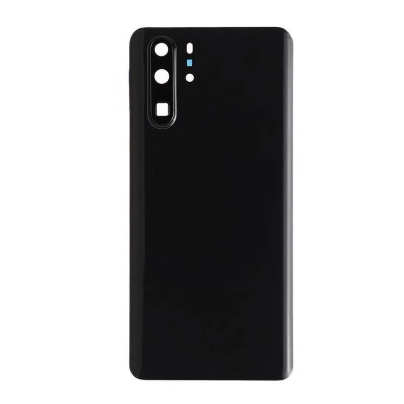 Back Cover With Camera Lens Compatible For Huawei P30 - Black - Pulled