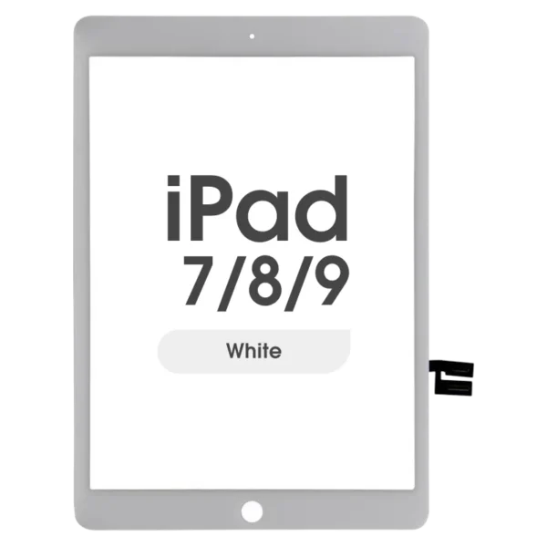 Digitizer Compatible For Ipad 9 (2021) / Ipad 8 (2020) / Ipad 7 (2019) (with Home Button)  (white)