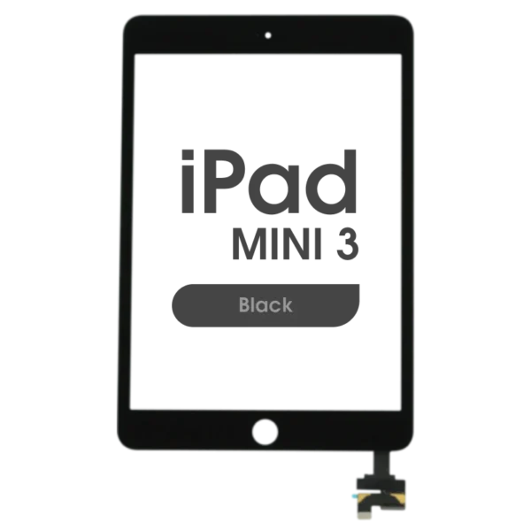 Digitizer With Home Button Pre-installed Compatible For Ipad Mini 3 - Black