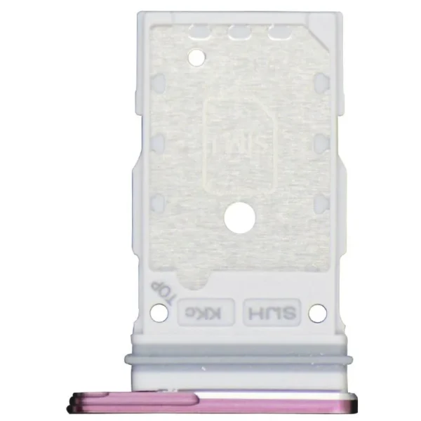 Dual Sim Tray For Samsung Galaxy S22 Ultra 5g  - Burgundy Red