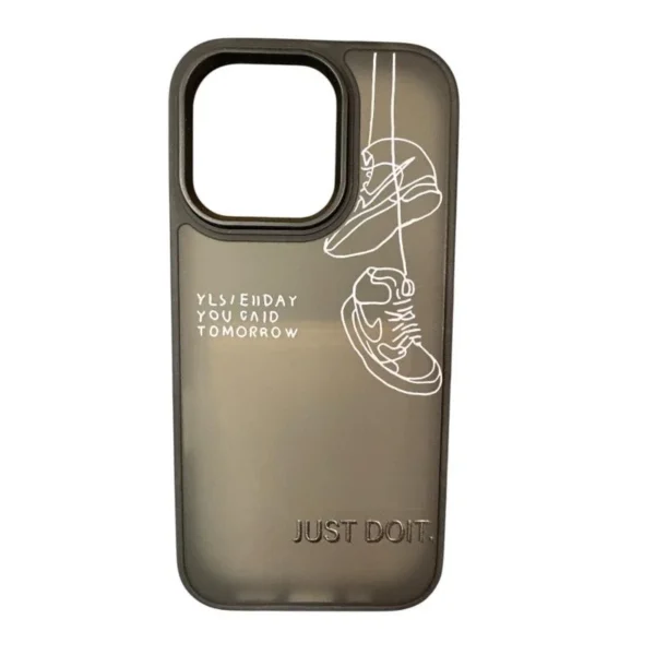 HARD SPORTS CASE FOR IPHONE 16 PRO MAX - DARK SHOES