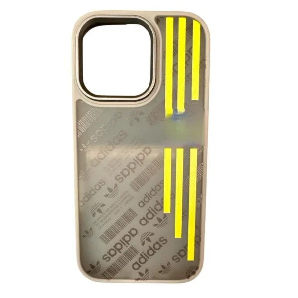 HARD SPORTS CASE FOR IPHONE 16 - YELLOW STRIPE