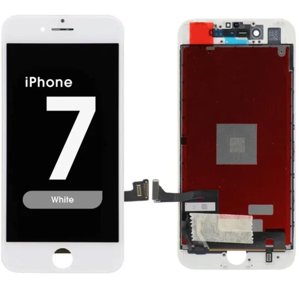 Lcd Assembly Compatible For Apple Iphone 7g : ( Pulled C Grade) (white)