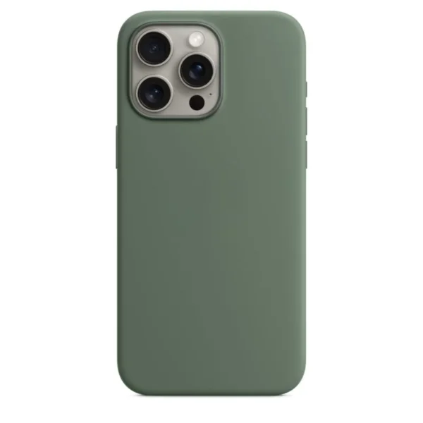 Silicone Case For Iphone 12 Pro Max - Green