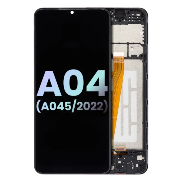 Samsung Galaxy A04 (a045 / 2022) Assembly With Frame – Oem (glass Change)