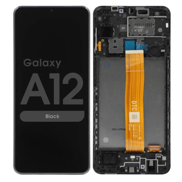 Samsung Galaxy A12 (a125 / 2020) Assembly With Frame (black) – Pulled(grade C )