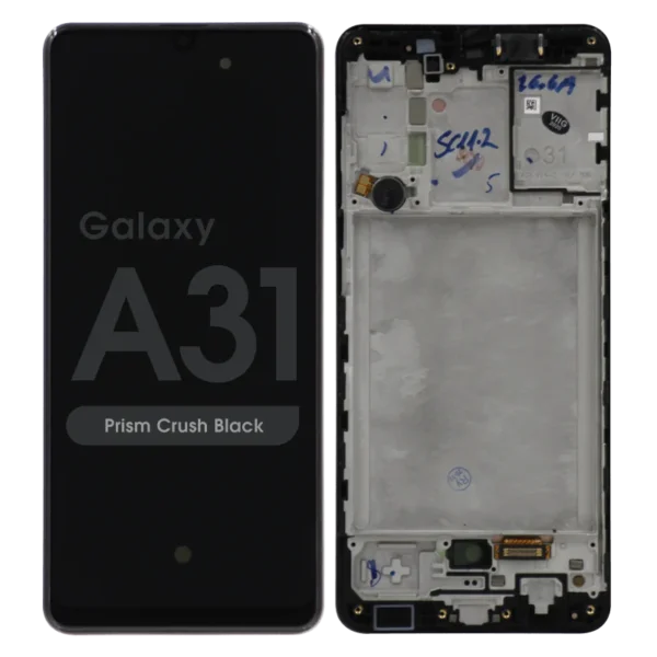 Samsung Galaxy A31 4g (a315 / 2020) Assembly With Frame (black) – Oled
