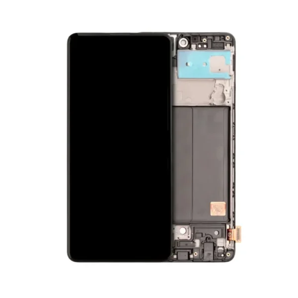 Samsung Galaxy A51 4g (a515 / 2019) Assembly With Frame (black) - Oled