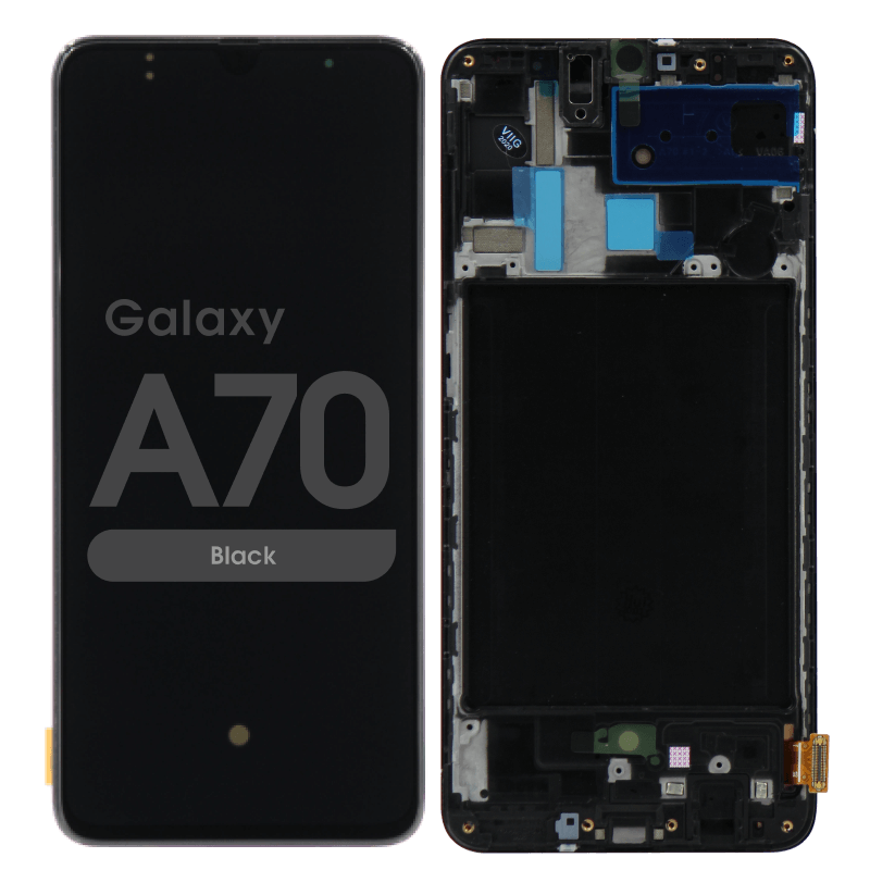 Samsung Galaxy A70 (a705 - 2019) Assembly With Frame (black) – Pulled A Grade