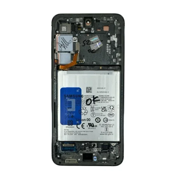 Samsung Galaxy S23 Plus 5G Assembly With Frame – Black - Pulled Grade B