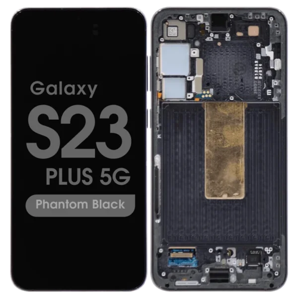 Samsung Galaxy S23 Plus 5g  Assembly With Frame (phantom Black) - Service Pack
