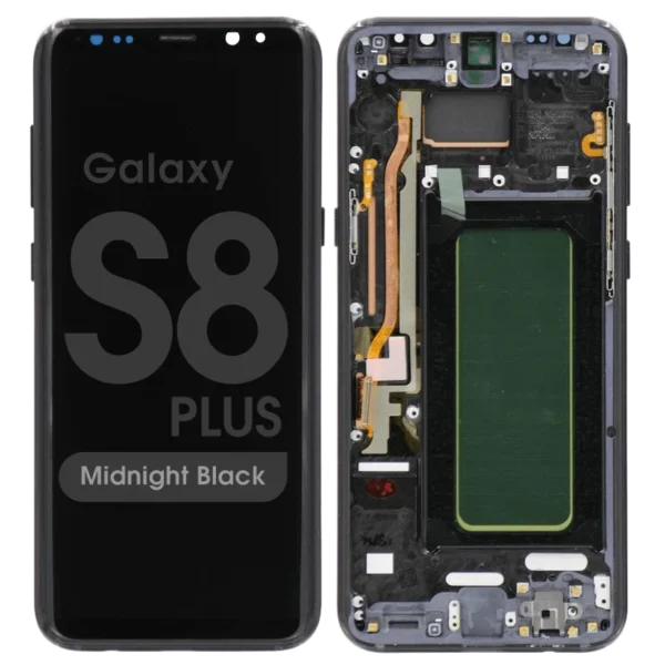 Samsung Galaxy S8 Plus Assembly With Frame - Black - OEM (Glass Change)