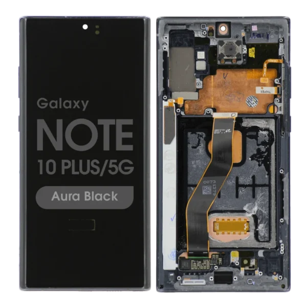 Samsung  Note 10 Plus Lcd With Frame : Pulled(grade A) Low Shadow