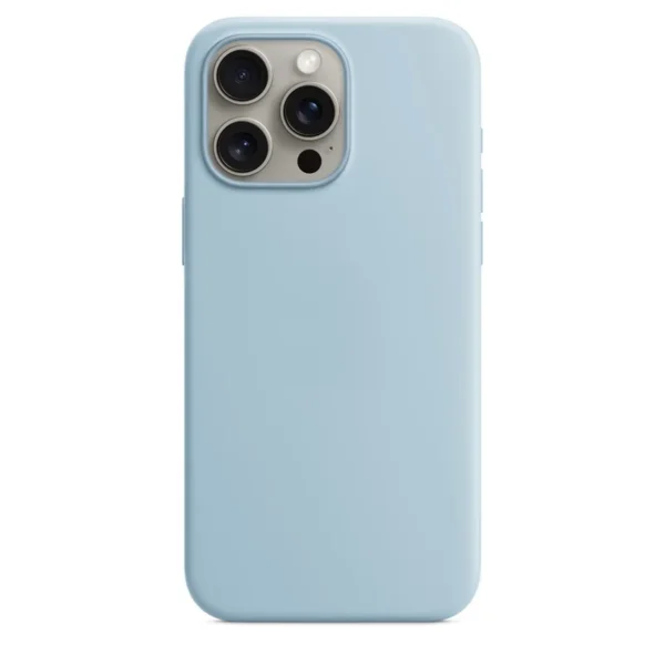 Silicone Case For Iphone 16 - Light Blue