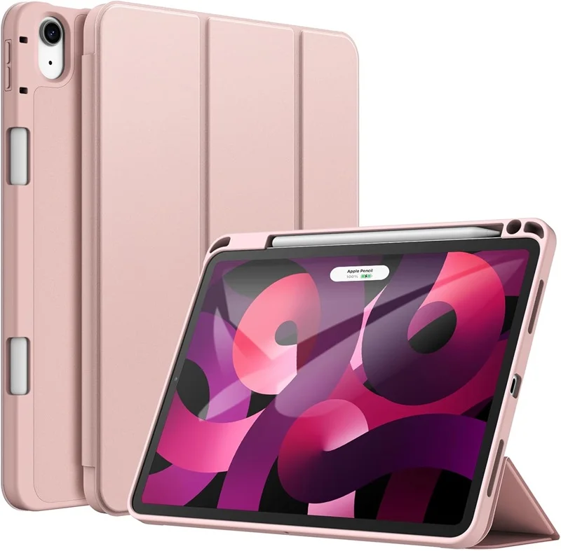 Smart Case With Pencil Holder For Ipad Air 13 2024 - Rose Gold