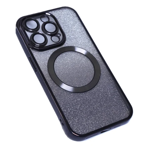 TPU GLITTER MAGSAFE CASE FOR IPHONE 13 PRO - BLACK