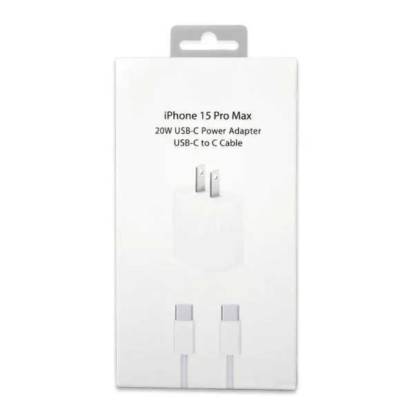 Type C To C Wall Charger & Cable Combo – Fast Charging Set