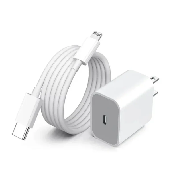 Usb-c To Lightning Wall Charger & Cable Combo – Fast Charging Set