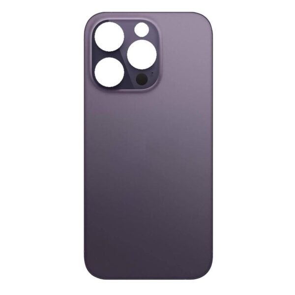 Back Glass For Iphone 14 With Steel Plate With Wireless Nfc Charging Magsafe Magnet And Flashlight Flex Purple