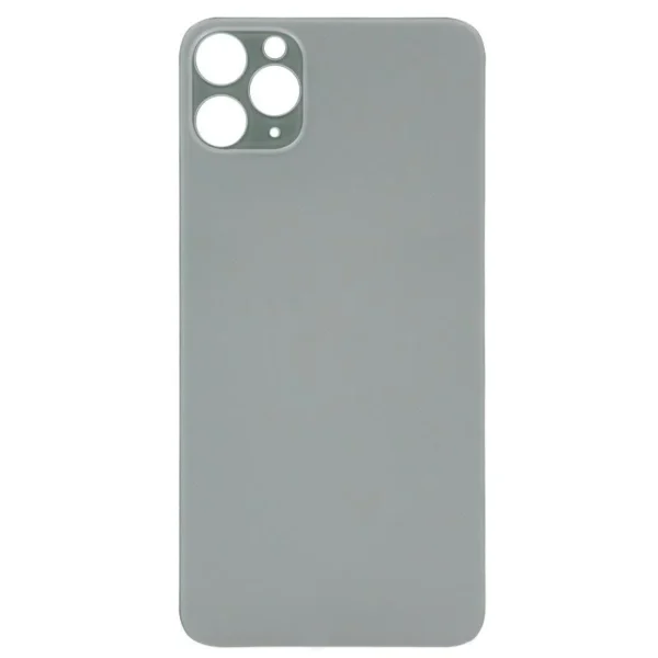 Back Glass For Apple Iphone 11 Pro Max With Large Camera Hole : Green