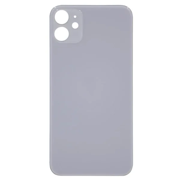 Back Glass For Apple Iphone 11 With Large Camera Hole : Purple