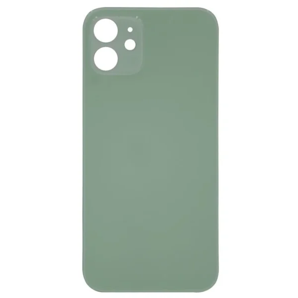 Back Glass For Apple Iphone 12 With Large Camera Hole - Green