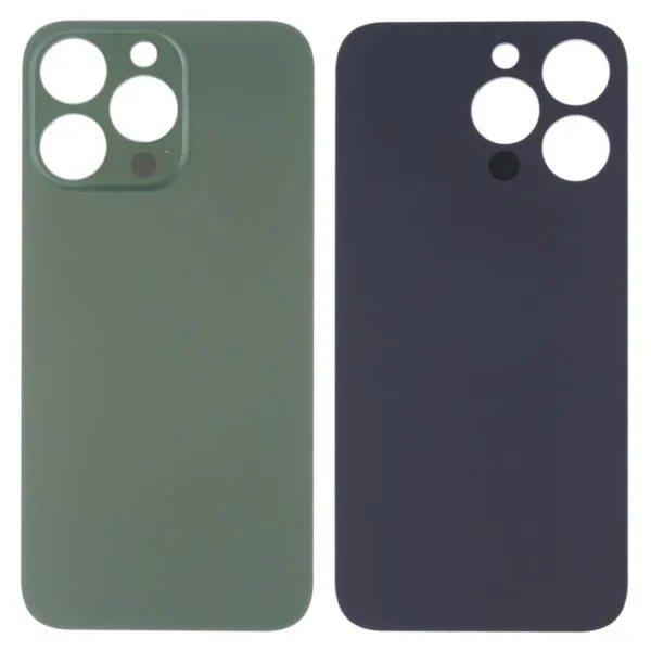 Back Glass For Apple Iphone 13 Pro With Large Camera Hole : Green