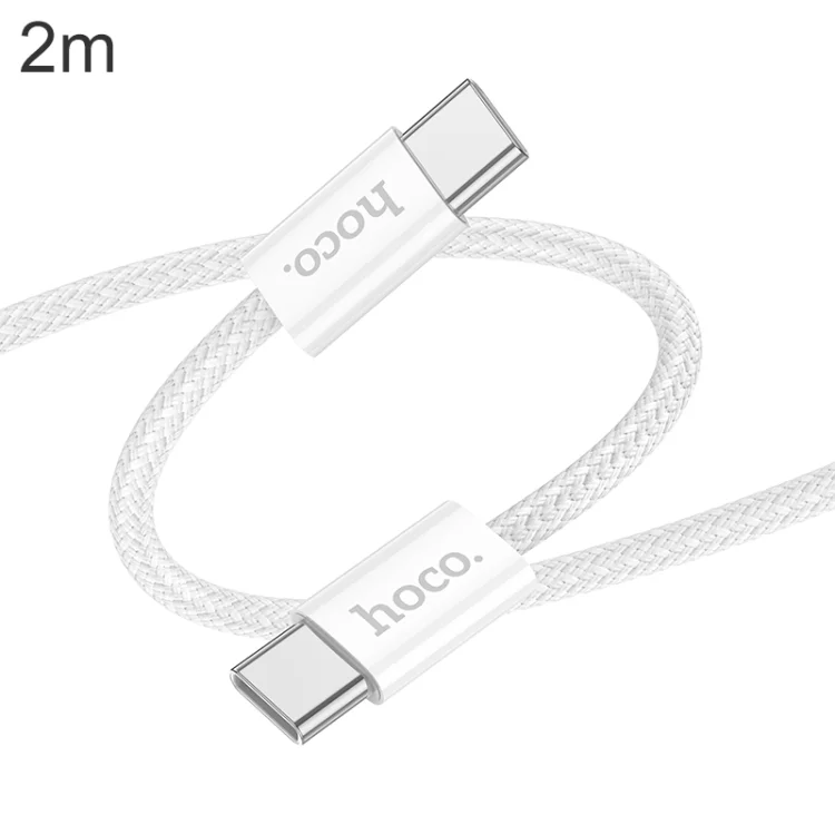 HOCO X104 60W TYPE-C TO TYPE-C CABLE 2M - White