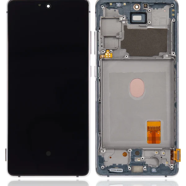 Samsung Galaxy S20 Fe 5g Assembly With Frame  - Oled - Cloud White