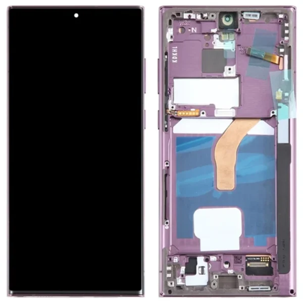 Samsung Galaxy S22 Ultra 5g Assembly With Frame  – Oem (glass Change)