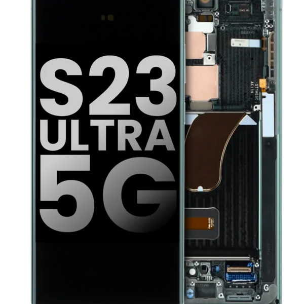 Samsung Galaxy S23 Ultra 5g Assembly With Frame (green) - Pulled (grade C)