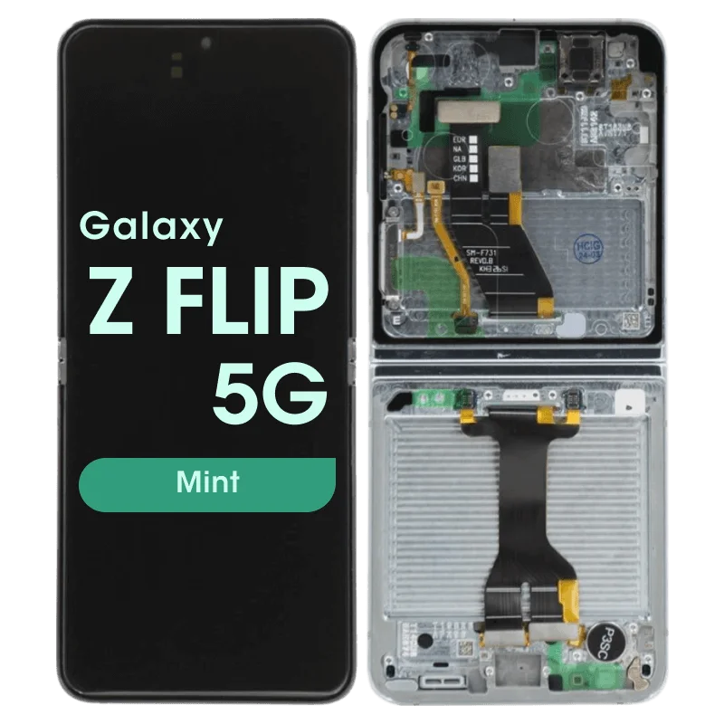 Samsung Galaxy Z Flip 3 Inner Screen Replacement - Service pack - Green