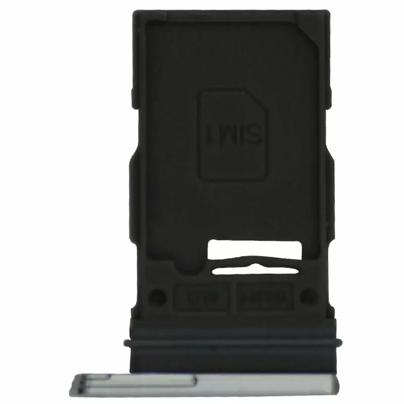 Single Sim Tray for Samsung Galaxy S22 Ultra 5G – Phantom White - Premium